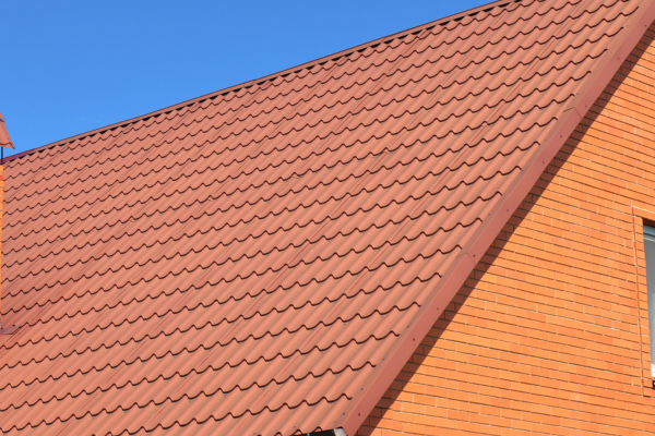 1 tiles on a roof ready to be put in place and solar panels installed